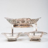 SET OF THREE AMERICAN SILVER T