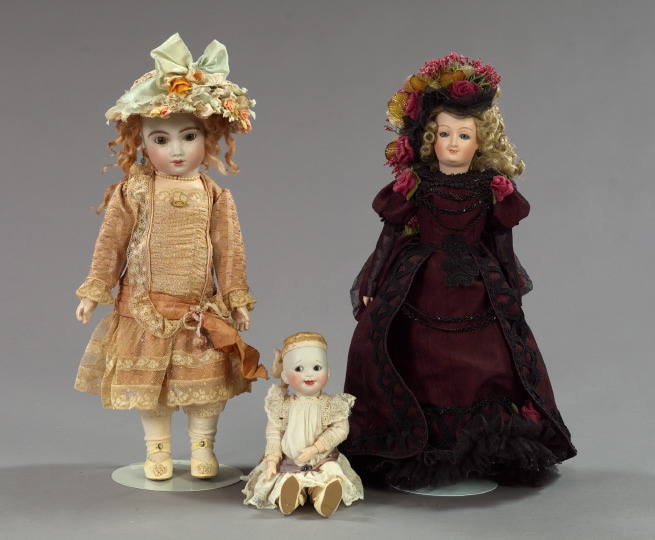 Set of Three Artist Dolls, 
