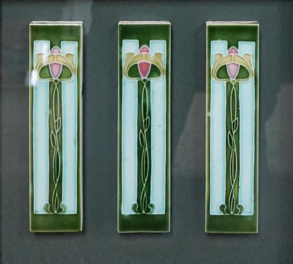 SET OF THREE ARTS & CRAFTS STYLE