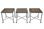 SET OF THREE CALIFORNIA TILE-I