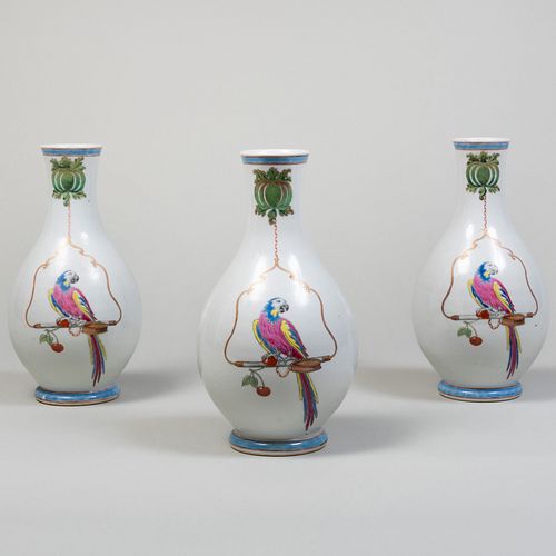 SET OF THREE CHINESE EXPORT