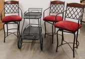 SET OF THREE CONTEMPORARY PATI