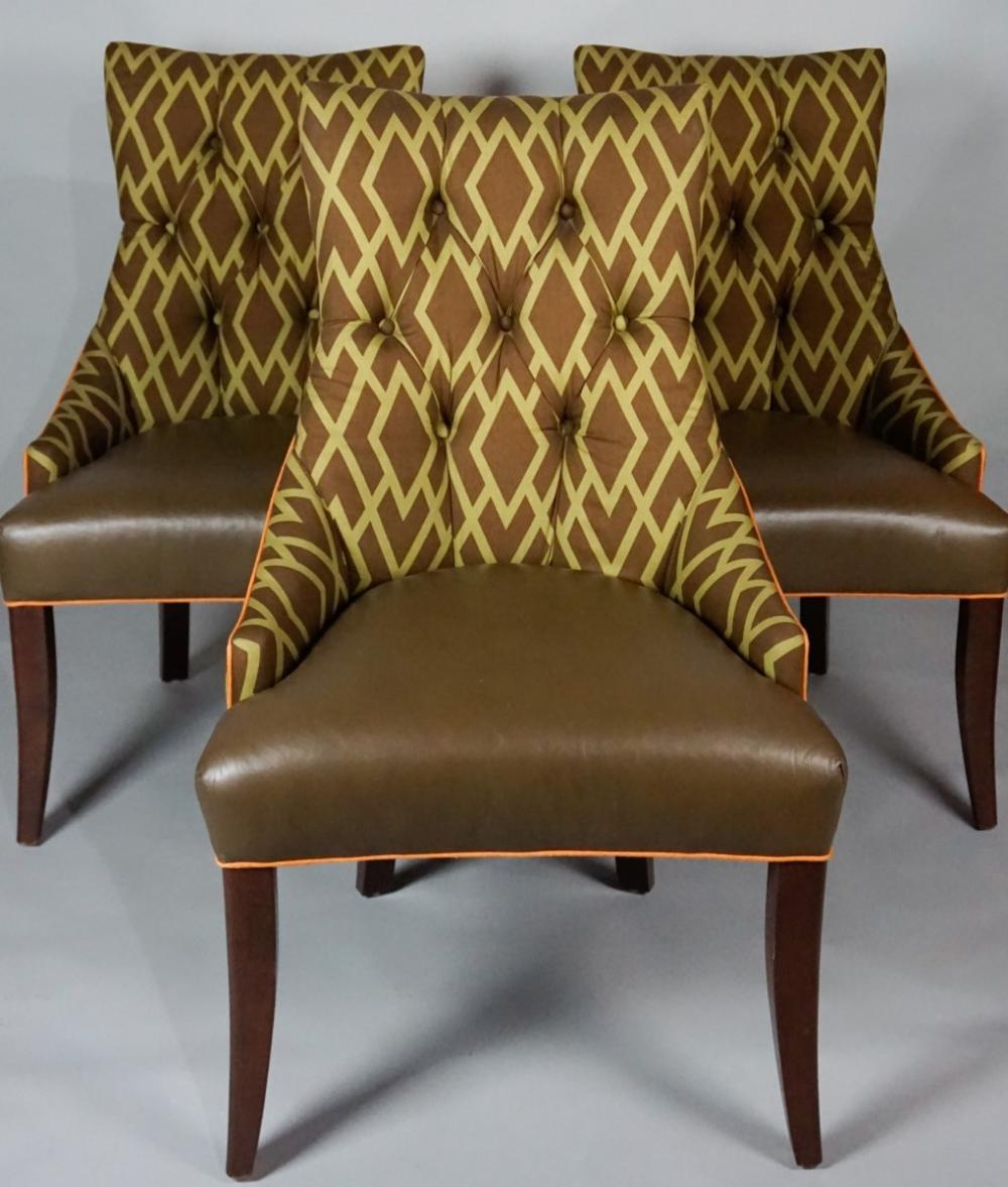 SET OF THREE CONTEMPORARY SIDE