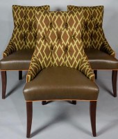 SET OF THREE CONTEMPORARY SIDE