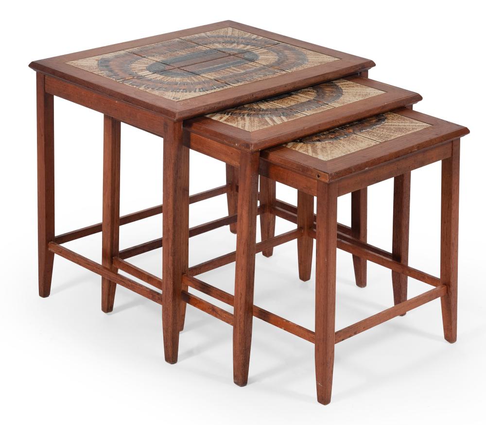SET OF THREE DANISH NESTING