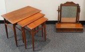 SET OF THREE DANISH TEAK STACK