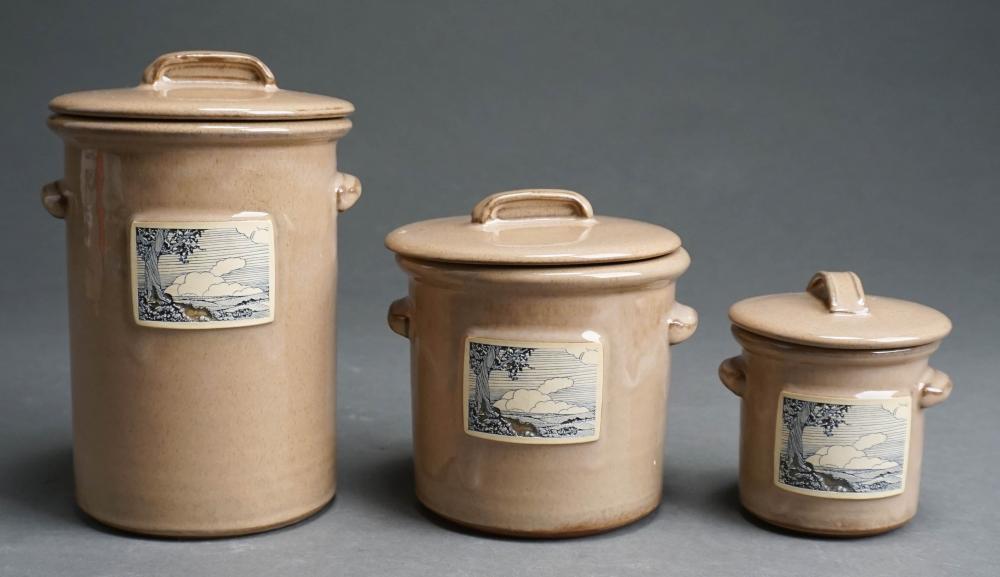 SET OF THREE DENEEN POTTERY