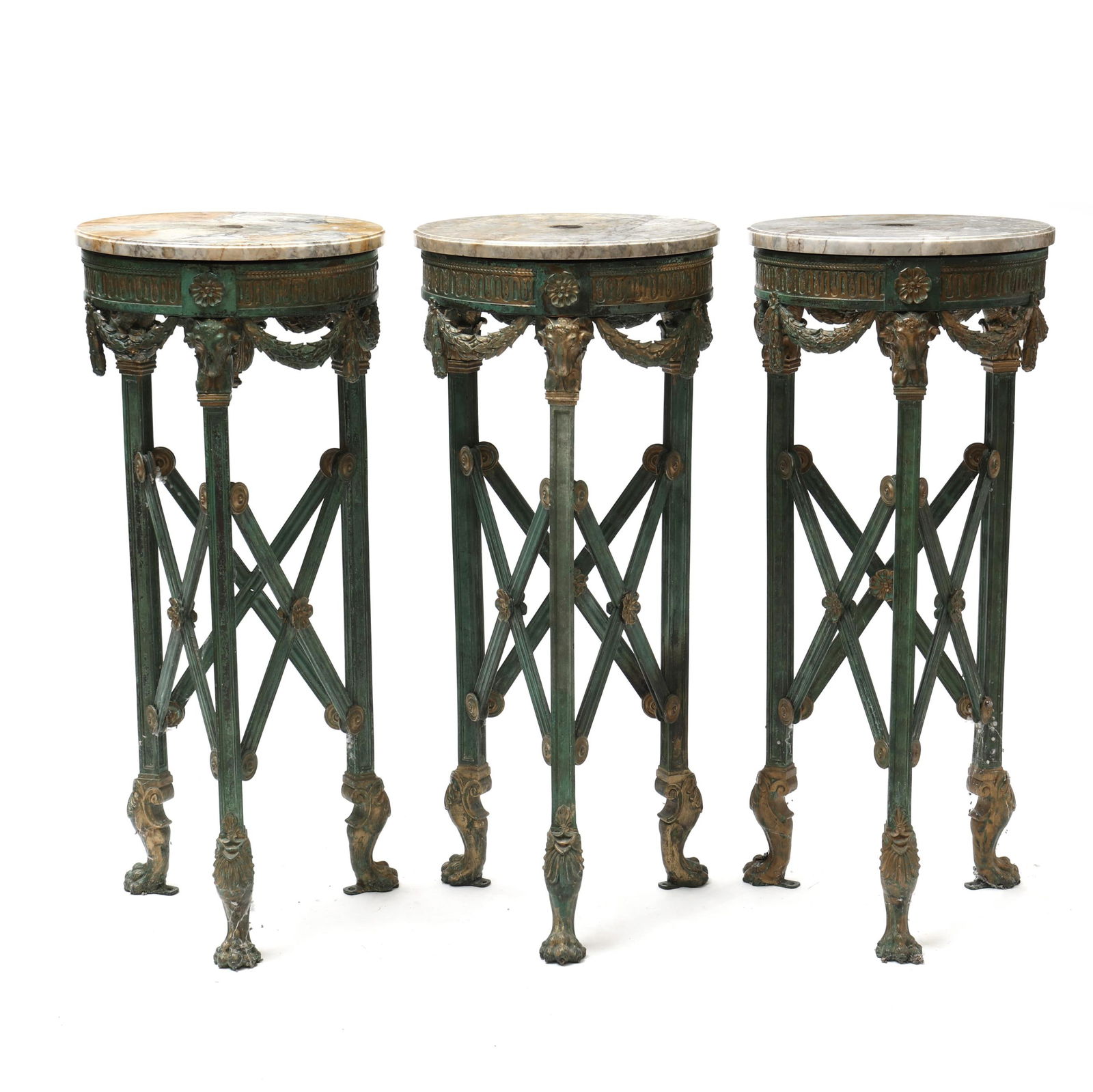 SET OF THREE DIRECTOIRE STYLE