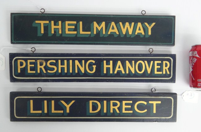 Set of three early 20th c. horse