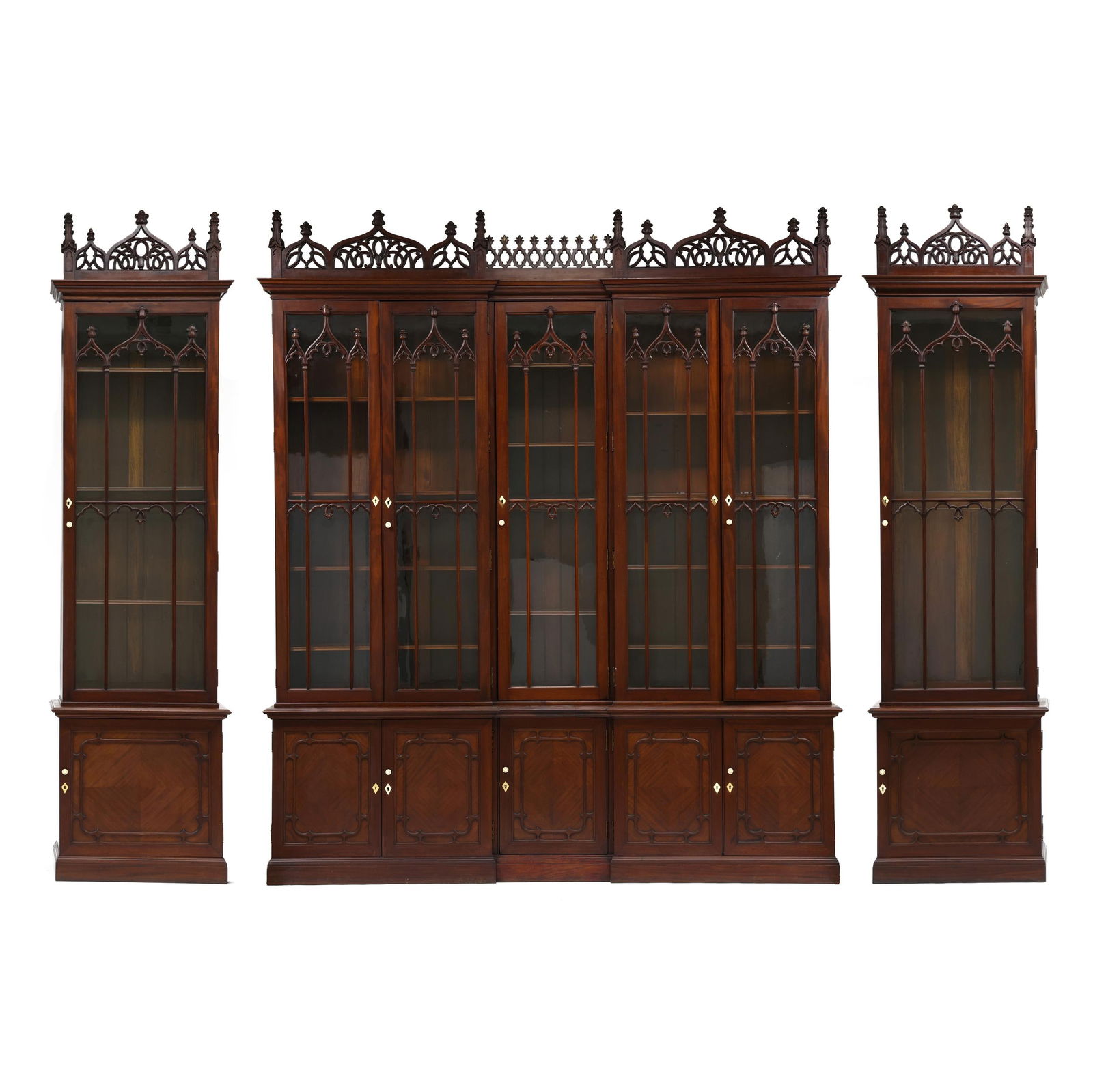 SET OF THREE ENGLISH GOTHIC REVIVAL
