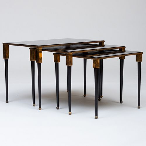SET OF THREE FRENCH ARTE MODERNE