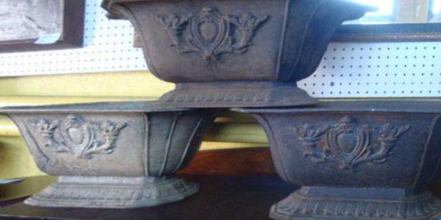 Set of Three French Cast Iron