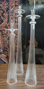 SET OF THREE GLOBAL VIEWS GLAS