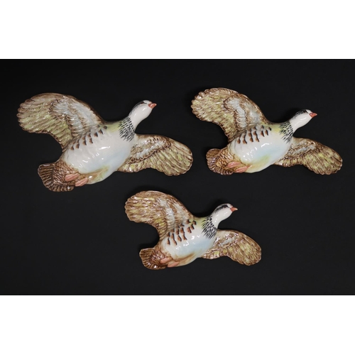 Set of three graduated wall hanging