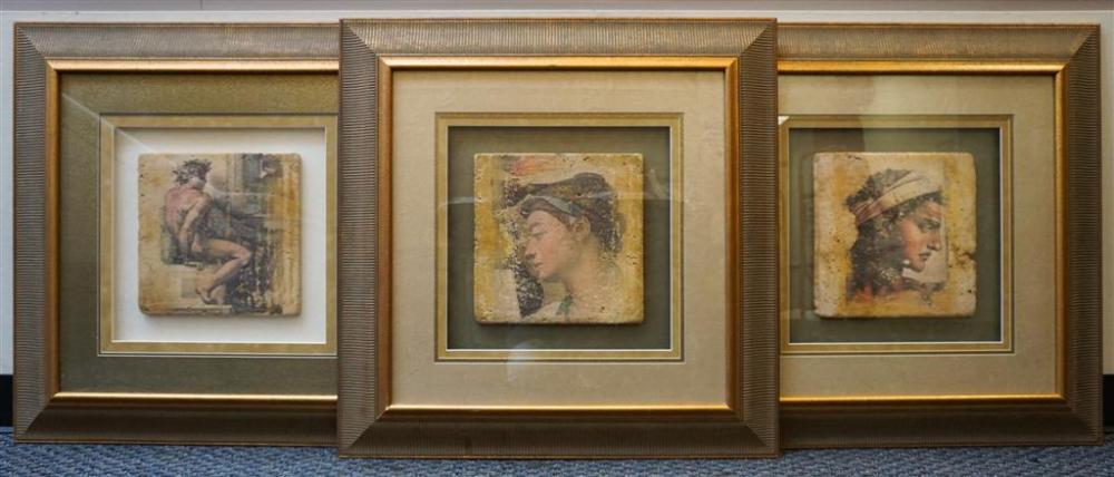 SET OF THREE GRECO ROMAN STYLE