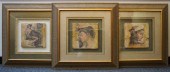 SET OF THREE GRECO ROMAN STYLE