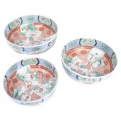 SET OF THREE JAPANESE IMARI PO