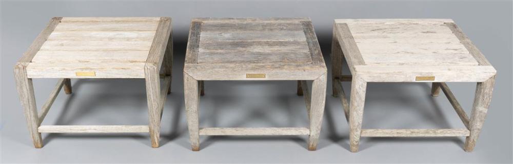 SET OF THREE KINGSLEY BATE TEAK