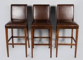 SET OF THREE KODA MAHOGANY BAR