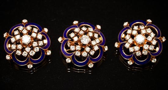 Set of three lady's unmarked yellow
