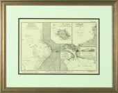 Set of Three Maps,  depicting