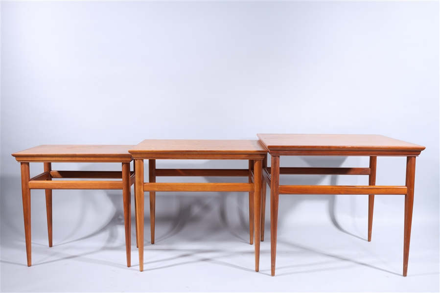 Set of three mid-century nesting
