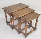 SET OF THREE NESTING OAK JOINT