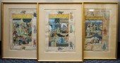 SET OF THREE PERSIAN ILLUMINAT