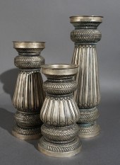 SET OF THREE PROBABLY INDIAN E