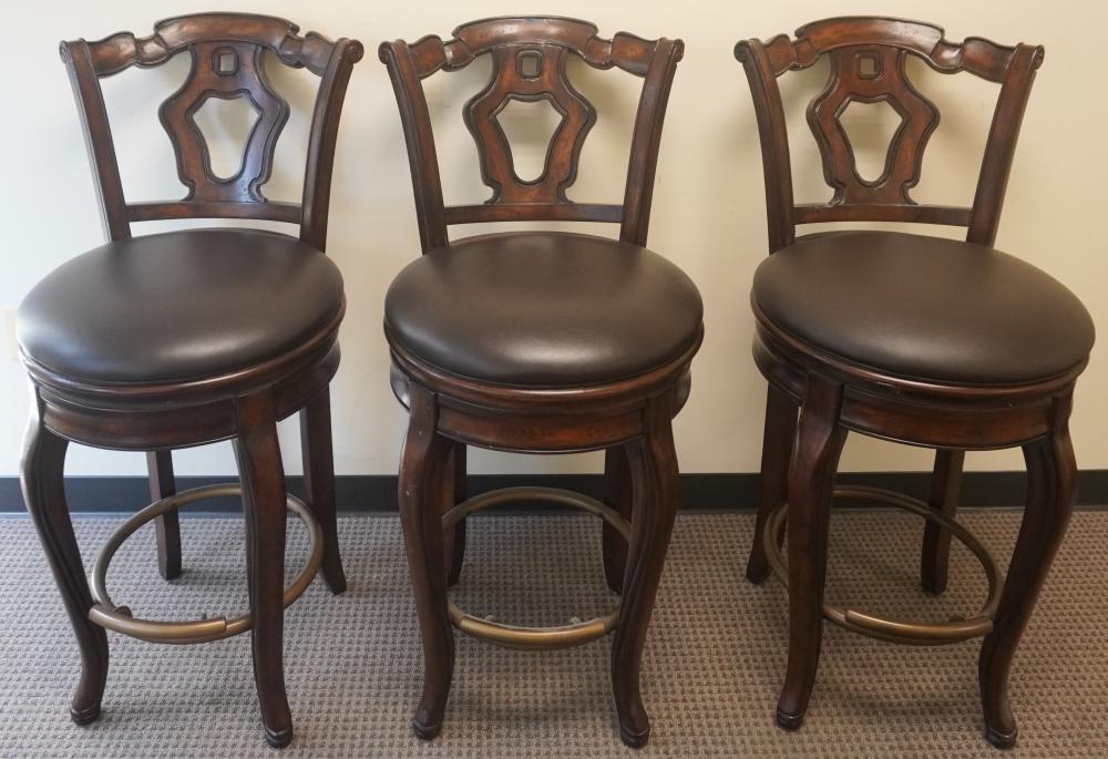 SET OF THREE PULASKI STAINED
