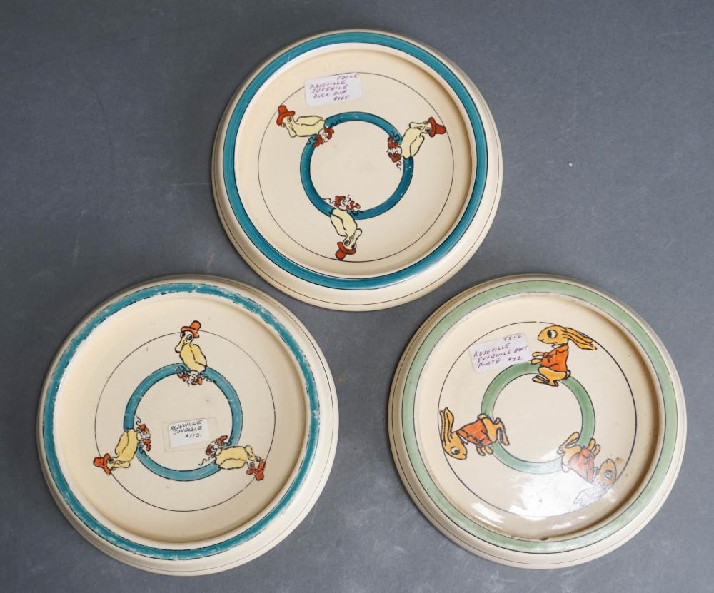 SET OF THREE ROSEVILLE JUVENILE