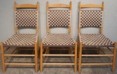 SET OF THREE SHAKER STYLE MAPL