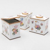 SET OF THREE STAFFORDSHIRE ENA