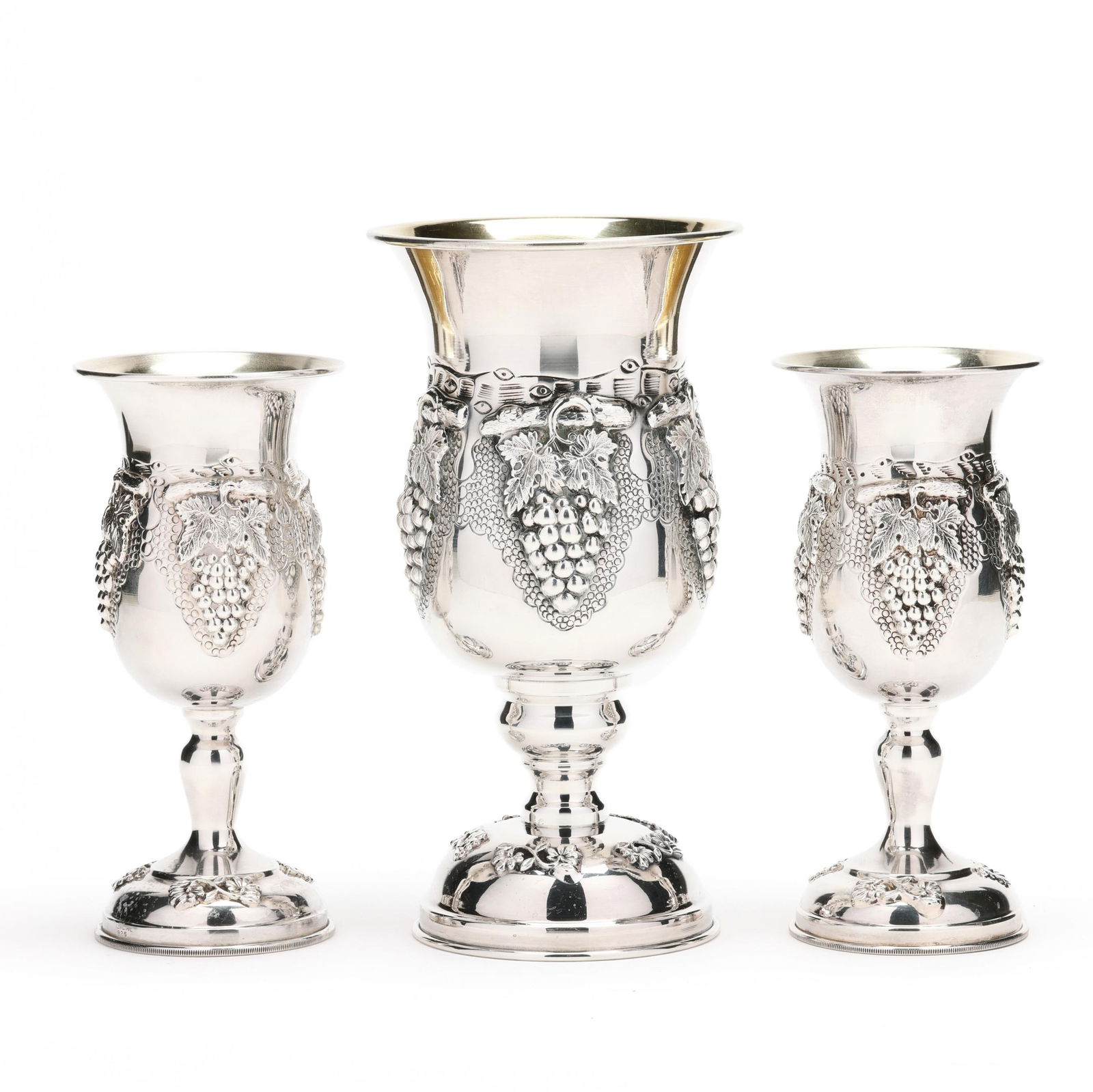 SET OF THREE STERLING SILVER