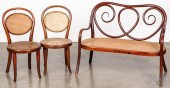 SET OF THREE THONET BENTWOOD C