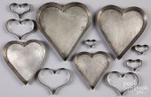 SET OF TIN NESTING COOKIE CUTT