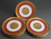 SET OF TWELVE BAVARIAN PARTIAL