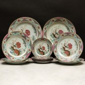 SET OF TWELVE CHINESE EXPORT F