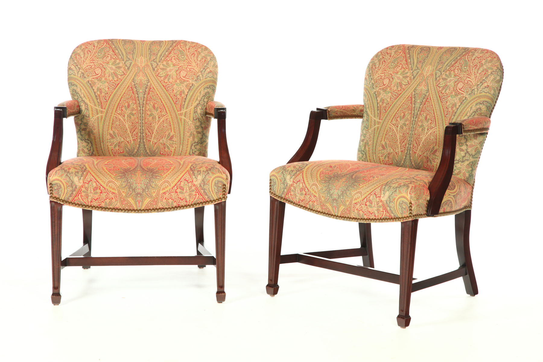 SET OF TWELVE CHIPPENDALE-STYLE