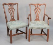 SET OF TWELVE CHIPPENDALE-STYL