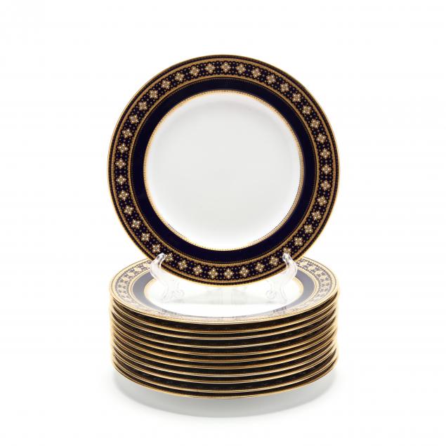 SET OF TWELVE COPELAND LUNCHEON