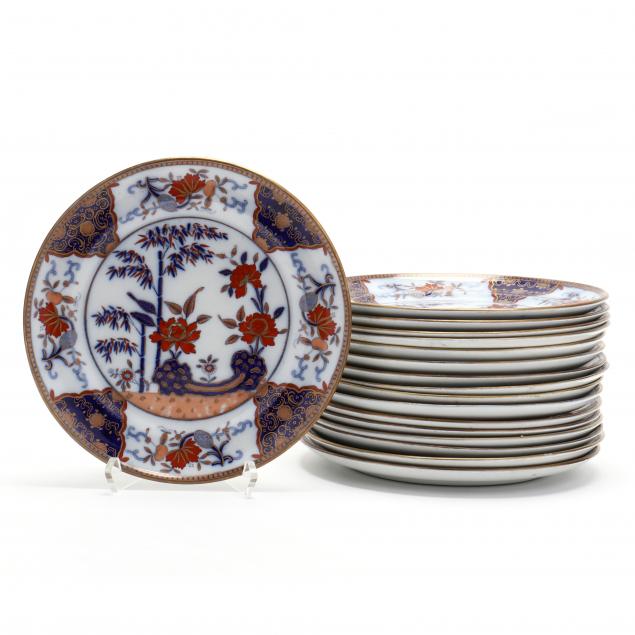SET OF TWELVE ENGLISH DAVENPORT