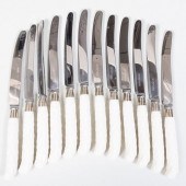 SET OF TWELVE ENGLISH PORCELAI