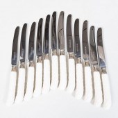 SET OF TWELVE ENGLISH PORCELAI