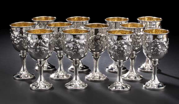 Set of Twelve English Sterling