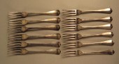 Set of twelve George II Britan