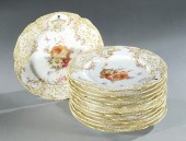 SET OF TWELVE GERMAN KPM DINNE