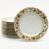 SET OF TWELVE GERMAN PIRKENHAM
