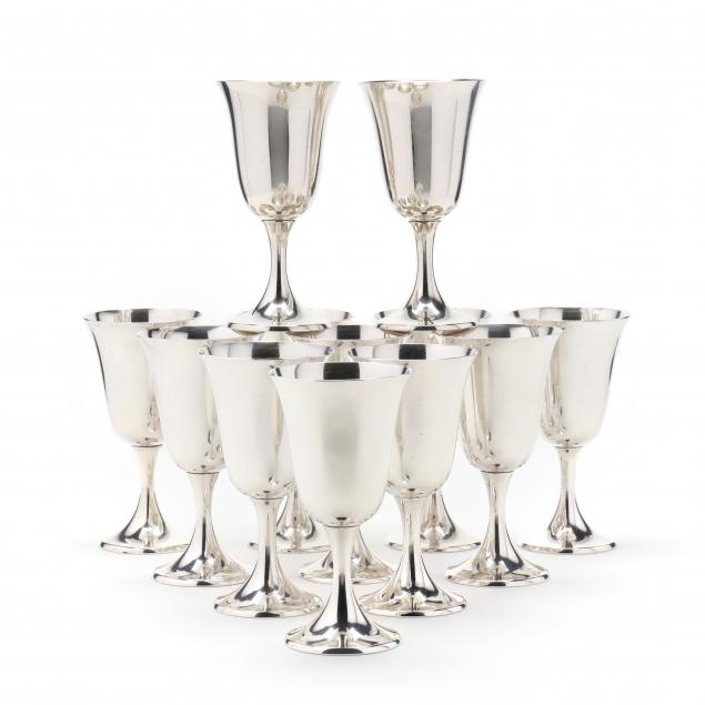 SET OF TWELVE GORHAM PURITAN