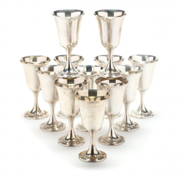 SET OF TWELVE GORHAM STRASBOURG